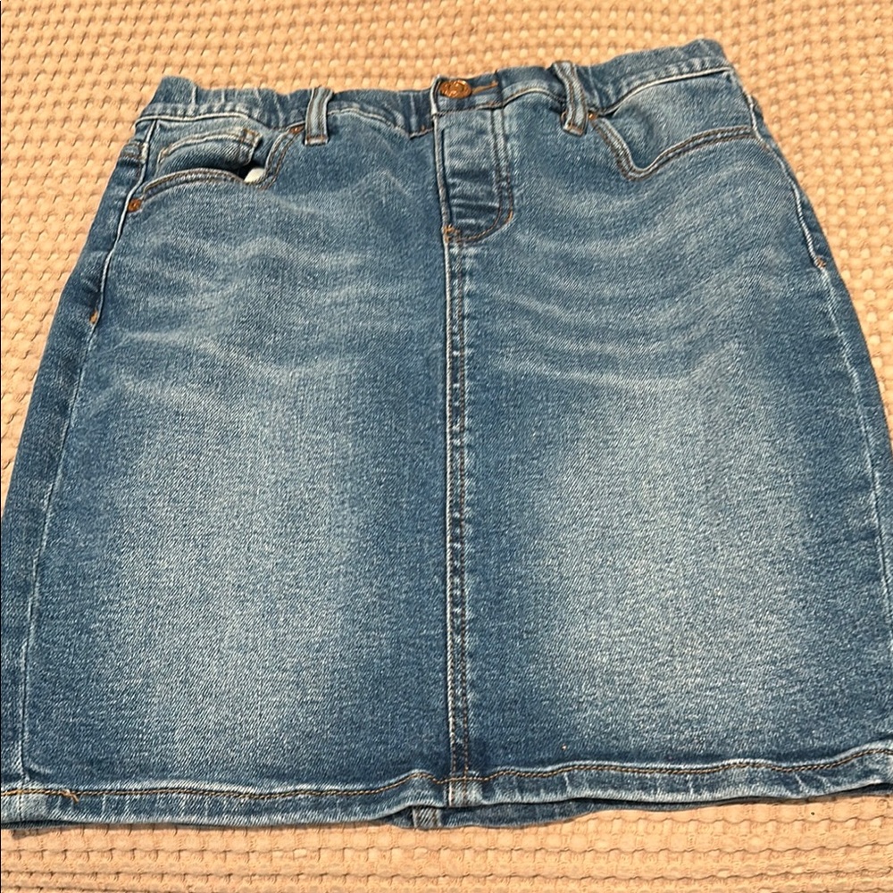 Jag Jeans Classic Blue Denim Pencil Skirt
